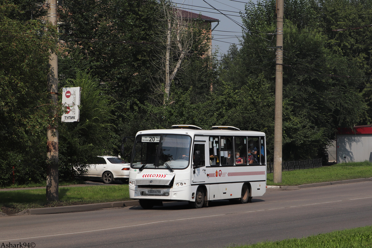 Krasnojarskas novads, PAZ-320302-22 "Vector" № Т 222 ОА 124