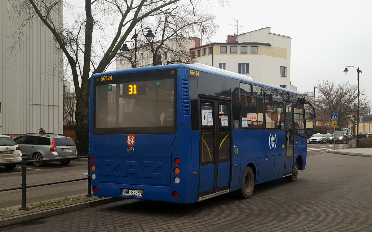 Польша, ЗАЗ A08A0B № 66524 — Фото — Автобусный транспорт