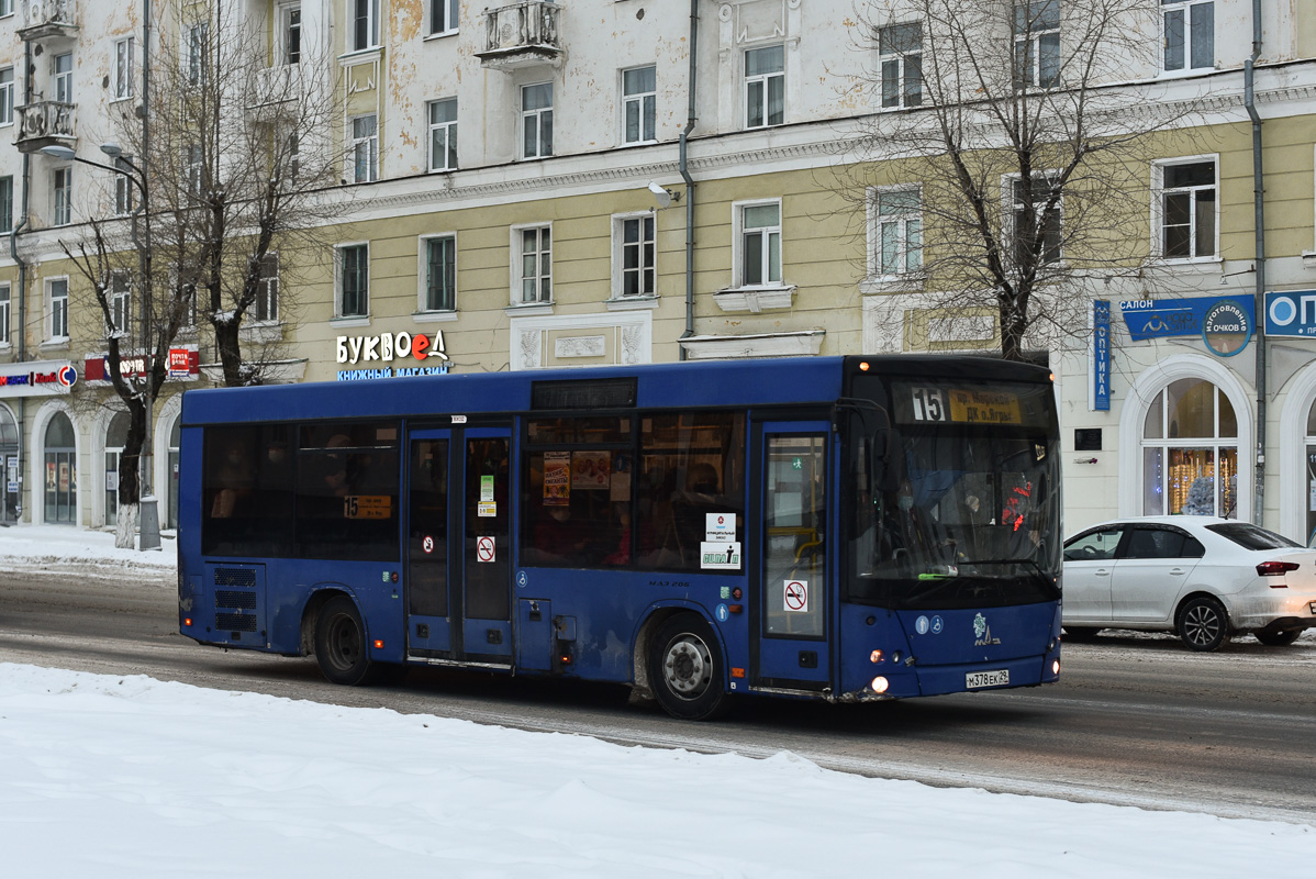 Архангельская область, МАЗ-206.085 № М 378 ЕК 29