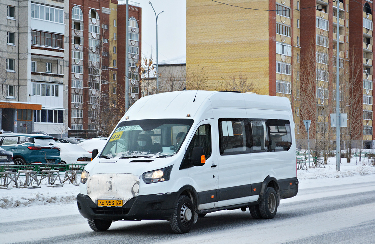 Тюменская область, Ford Transit FBD [RUS] (Z6F.ESG.) № АО 953 72