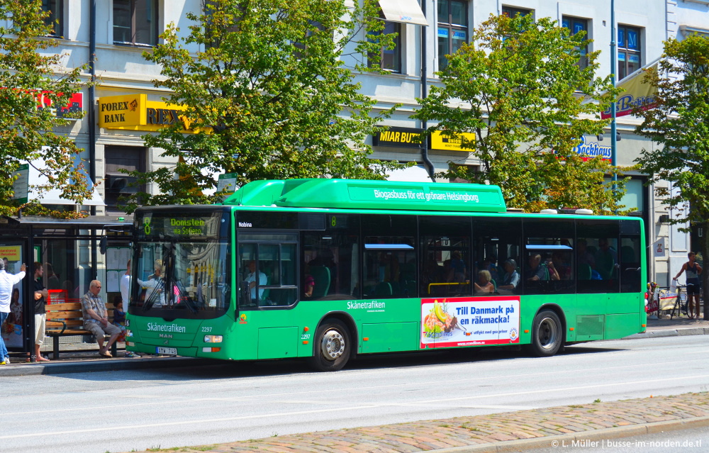 Швеция, MAN A21 Lion's City NL313 CNG № 2297