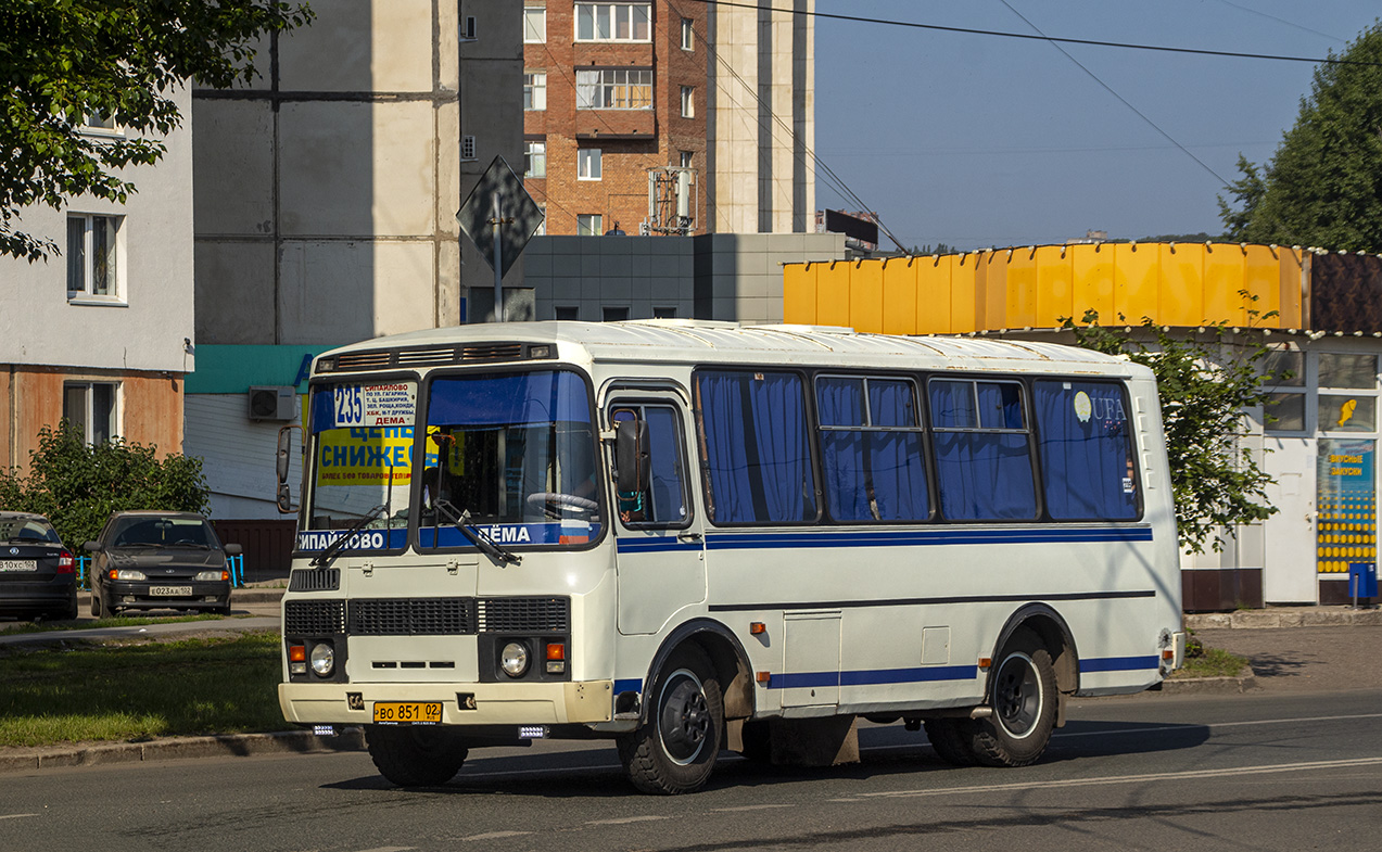 Башкортостан, ПАЗ-32053 № ВО 851 02