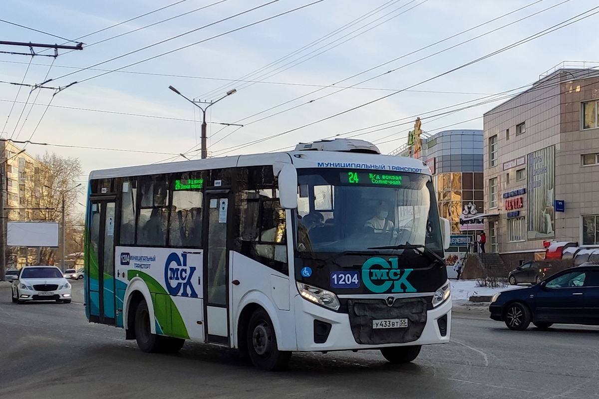 Omsk region, PAZ-320435-04 "Vector Next" № 1204