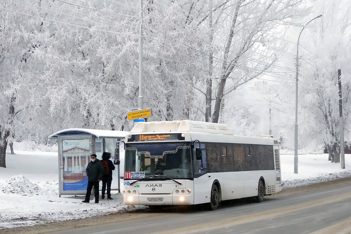 Saratov region, LiAZ-5292.67 (CNG) # В 272 МС 164