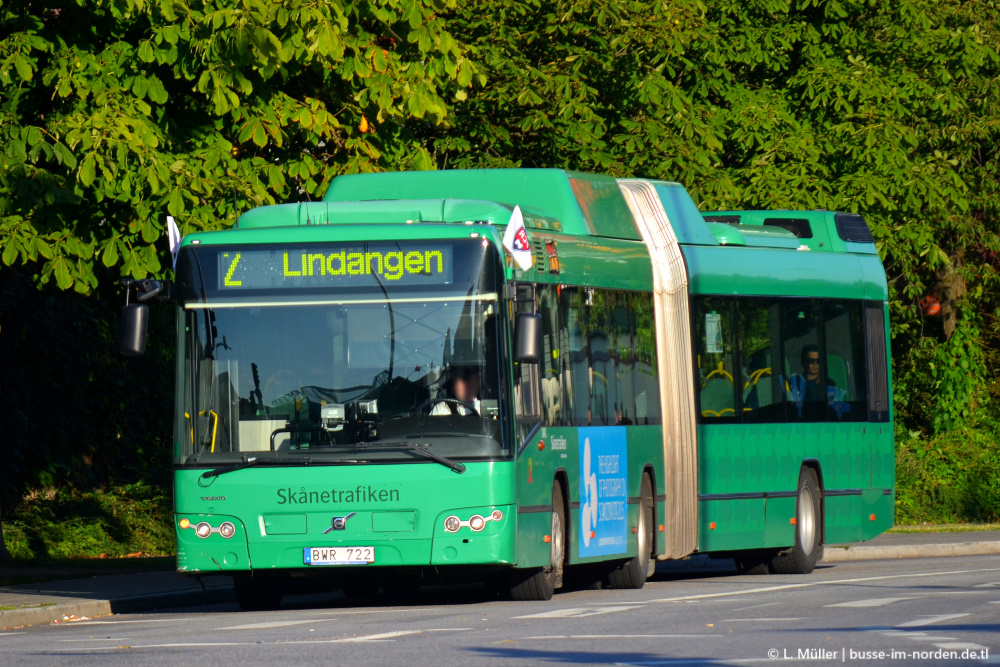 Швеция, Volvo 7700A CNG № 2443