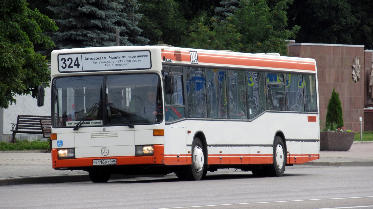 Ліпецкая вобласць, Mercedes-Benz O405N2 № Н 116 РТ 48
