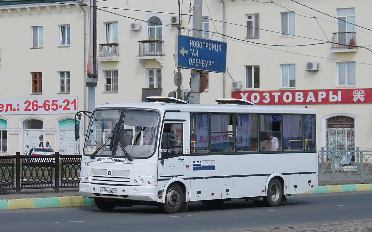 Оренбургская область, ПАЗ-320412-10 № 097