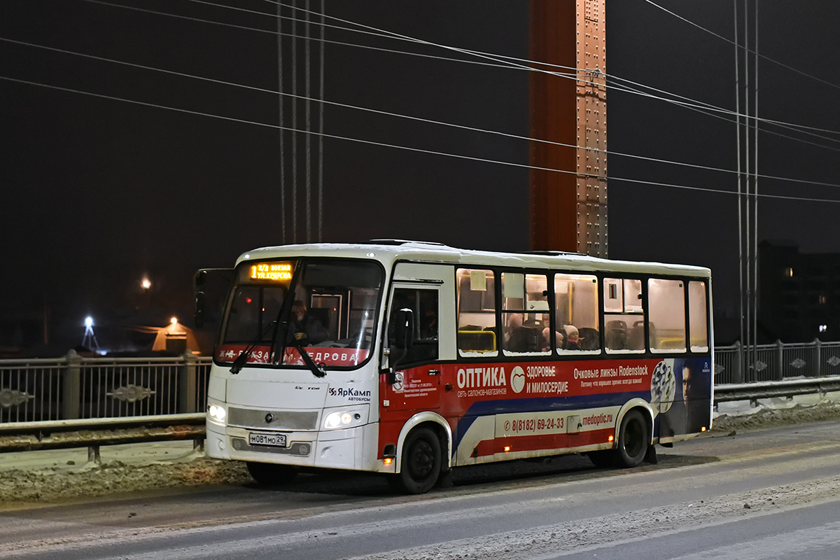 Архангельская область, ПАЗ-320412-04 "Вектор" № М 081 МО 29