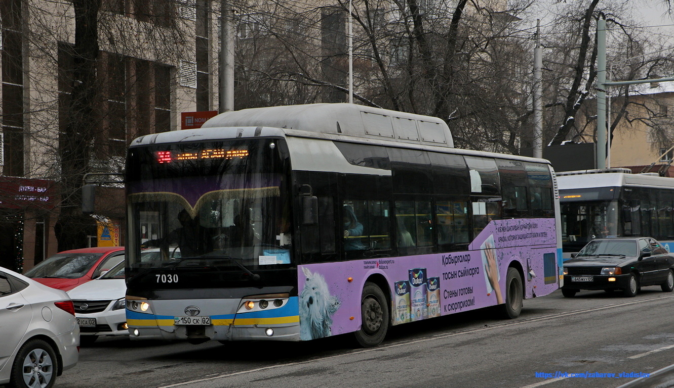 Алматы, Guilin Daewoo GDW6126CNG (СемАЗ) № 7030