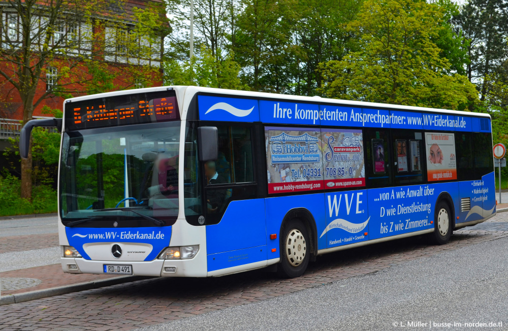 Шлезвиг-Гольштейн, Mercedes-Benz O530 Citaro facelift № 191