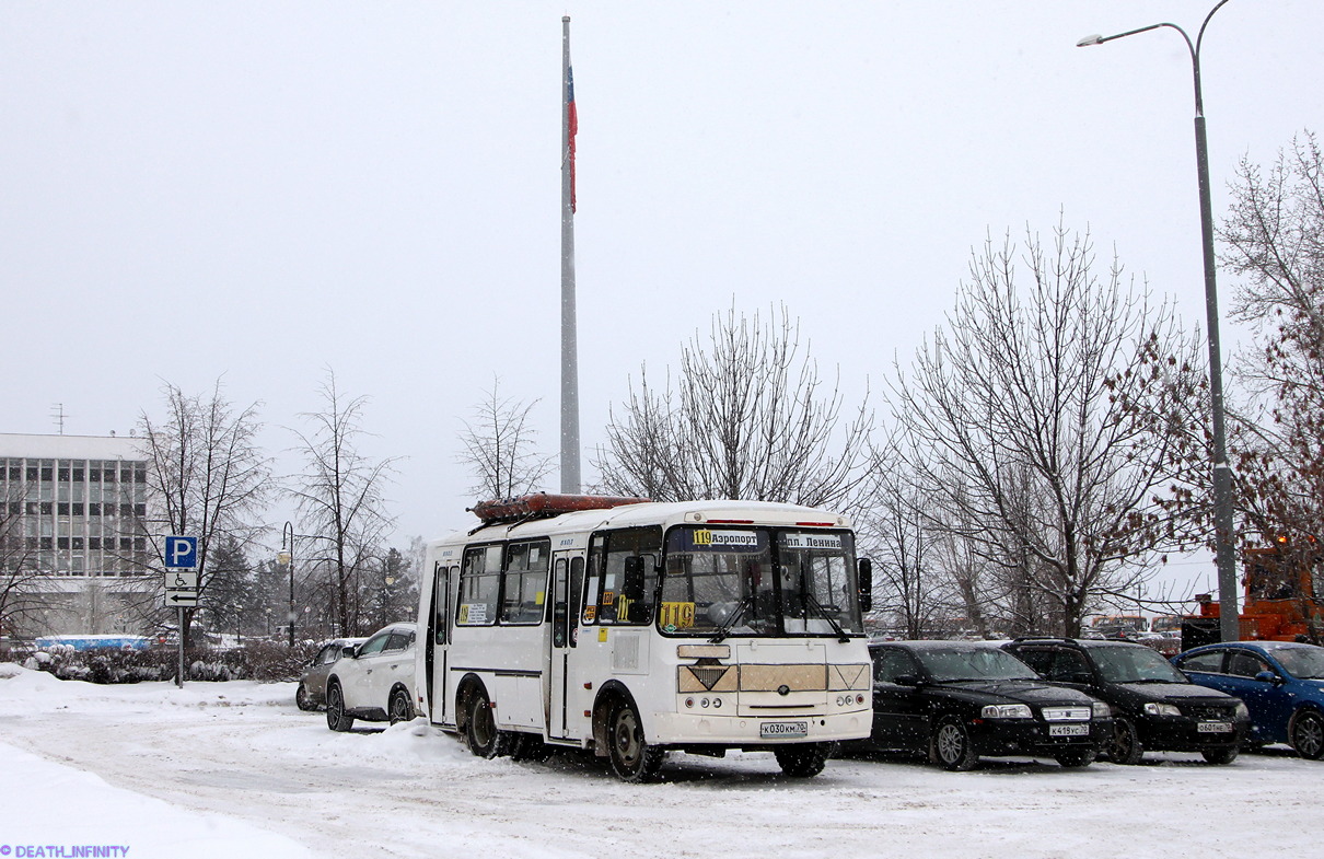 Томская область, ПАЗ-32054 № К 030 КМ 70