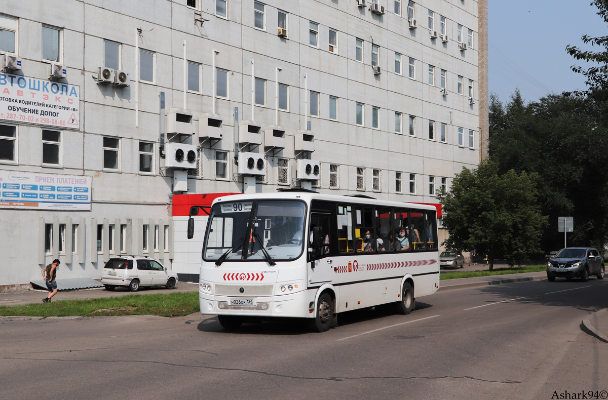 Красноярский край, ПАЗ-320414-04 "Вектор" (1-2) № Н 026 ОК 124