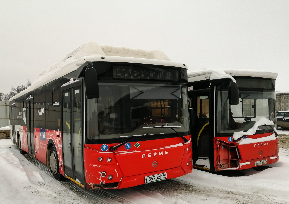 Пермский край, ЛиАЗ-5292.67 (CNG) № Н 867 ВО 159; Пермский край, ЛиАЗ-5292.65 № Н 575 ЕС 159