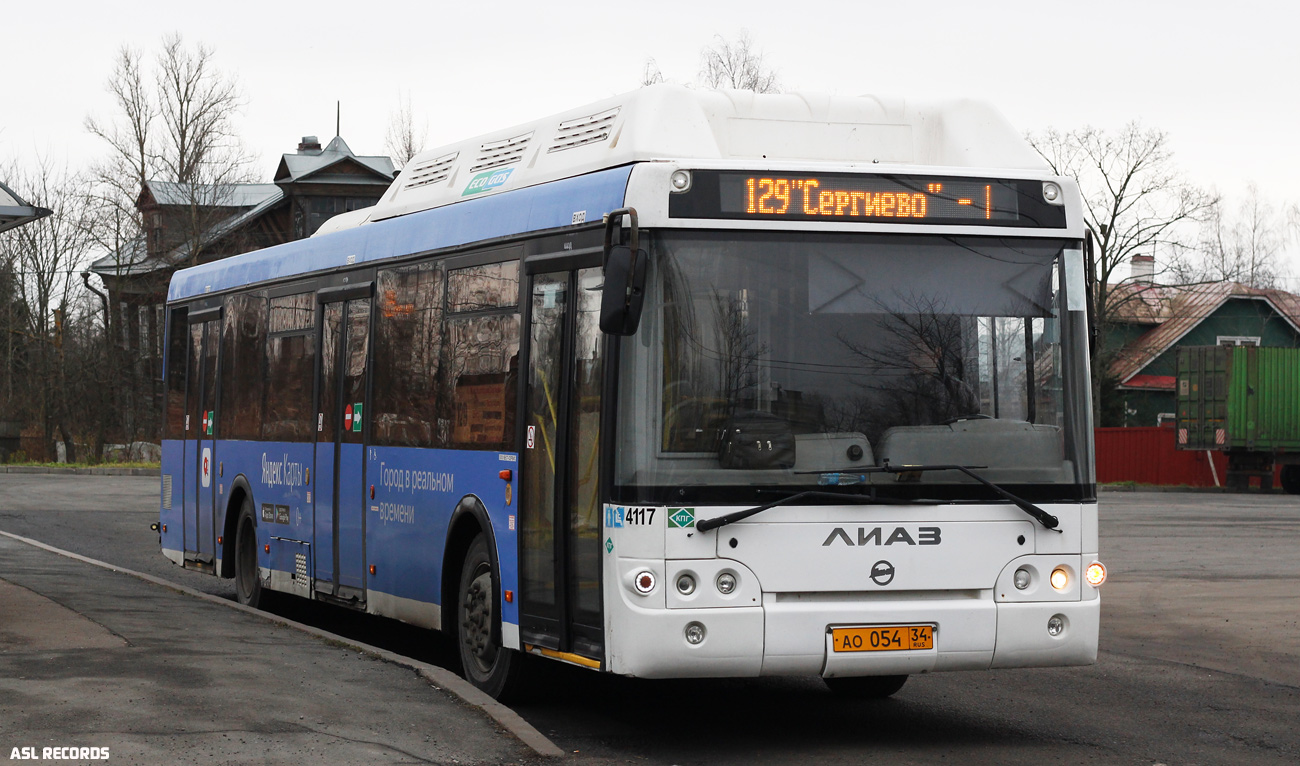 Санкт-Петербург, ЛиАЗ-5292.67 (CNG) № 4117