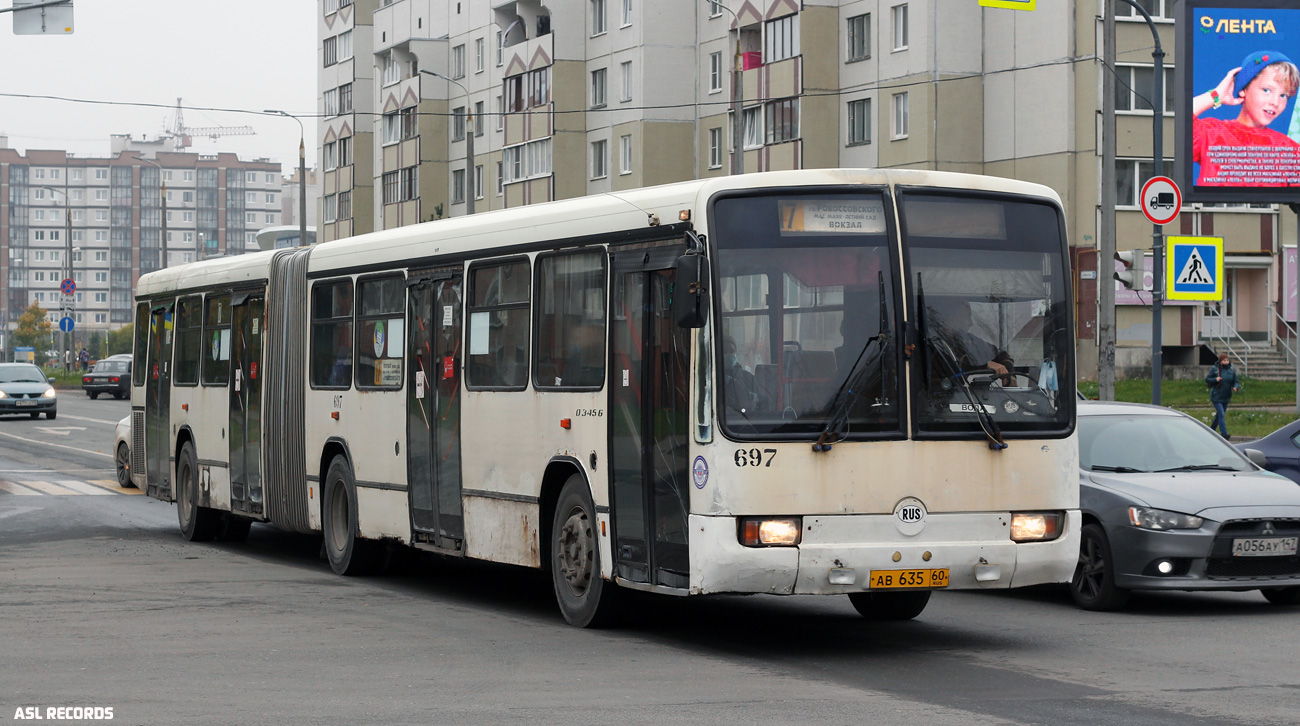 Псковская область, Mercedes-Benz O345G № 697