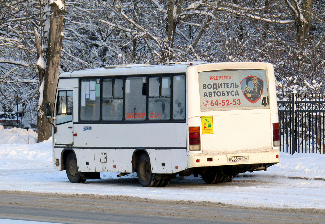 Вологодская область, ПАЗ-320402-03 № Е 855 ХС 35