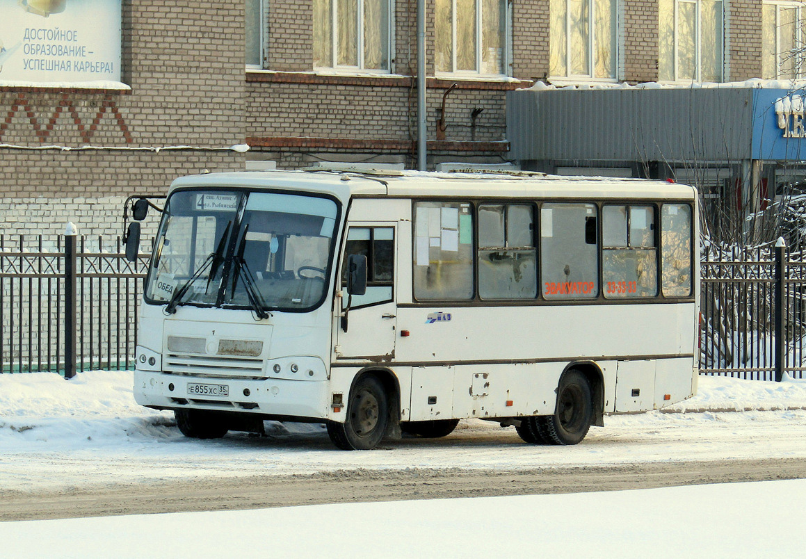 Вологодская область, ПАЗ-320402-03 № Е 855 ХС 35