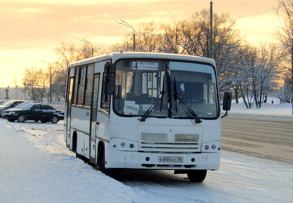 Вологодская область, ПАЗ-320402-03 № Е 855 ХС 35