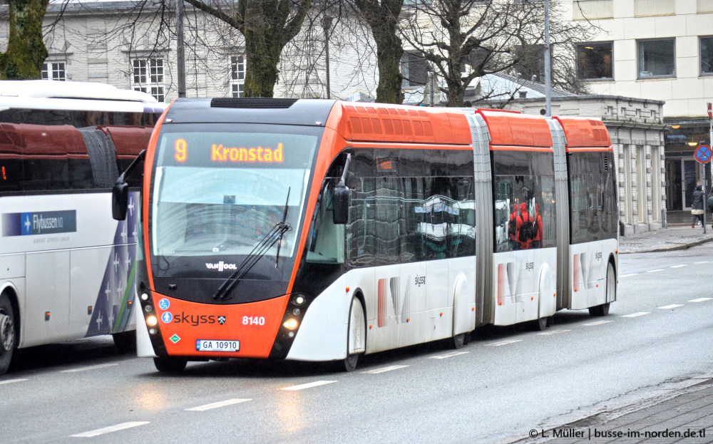 Норвегия, Van Hool Exqui.City 24 Hyb № 8140