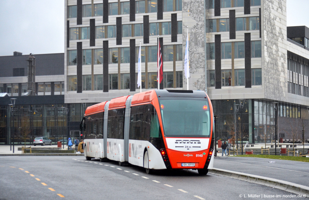 Норвегия, Van Hool Exqui.City 24 Hyb № 8140