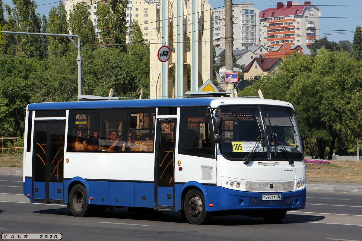 Воронежская область, ПАЗ-320414-04 "Вектор" (1-2) № С 797 АР 136