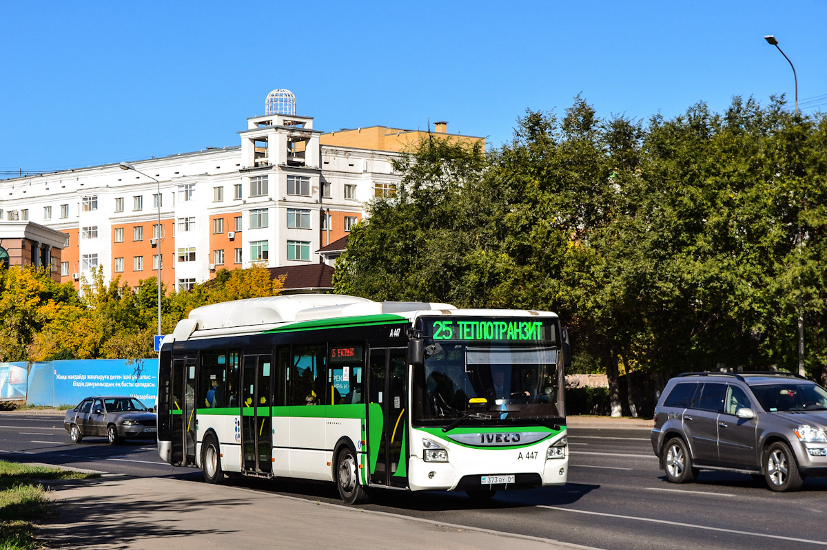 Астана, IVECO Urbanway 12M Hybrid (СарыаркаАвтоПром) № A447