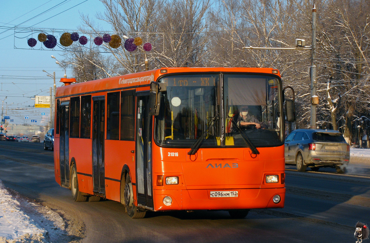 Нижегородская область, ЛиАЗ-5293.60 № 31016