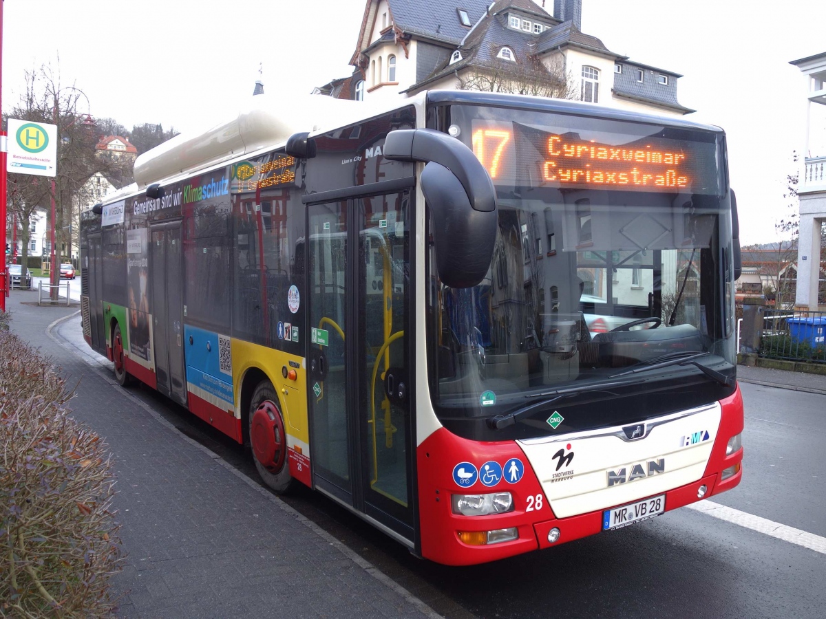 Hessen, MAN A21 Lion's City NL313 CNG sz.: 28