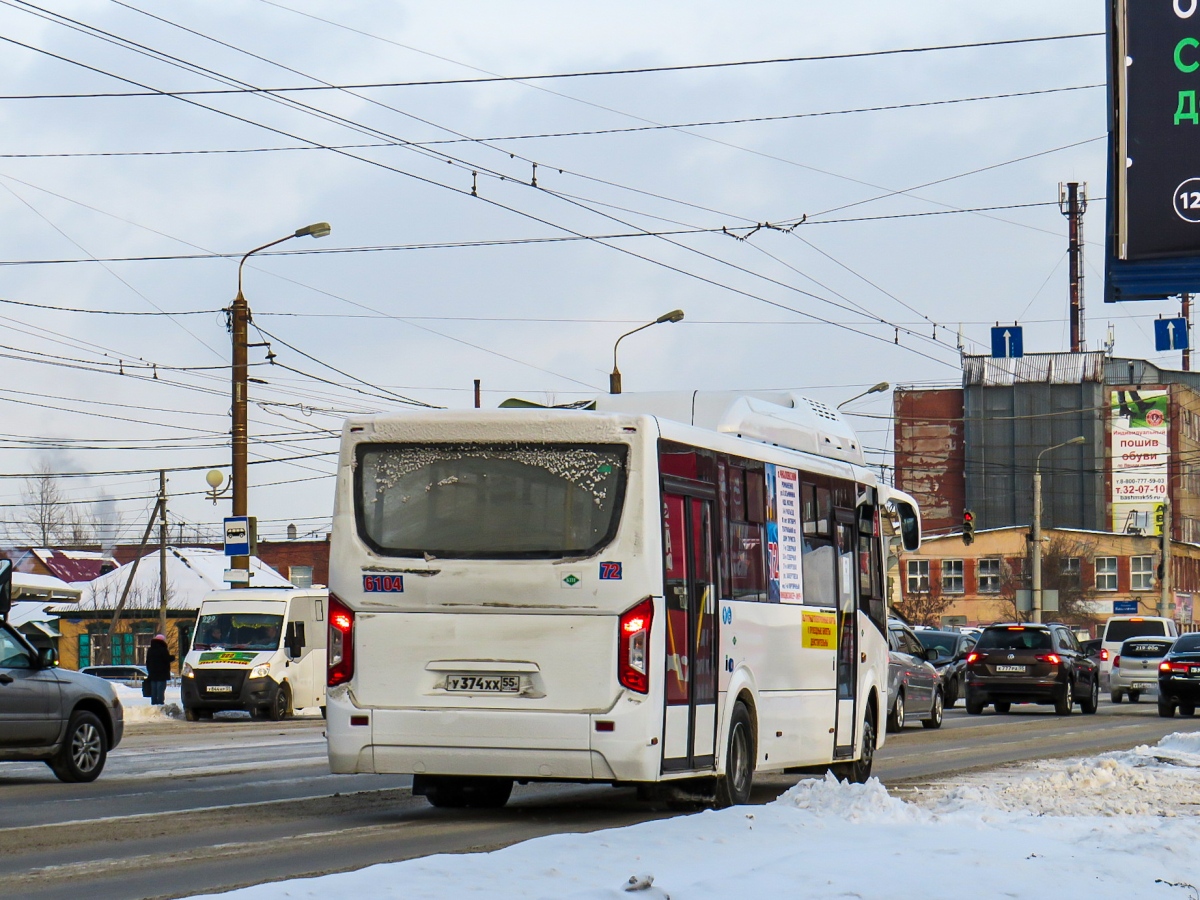 Omsk region, PAZ-320415-14 "Vector Next" № 6104