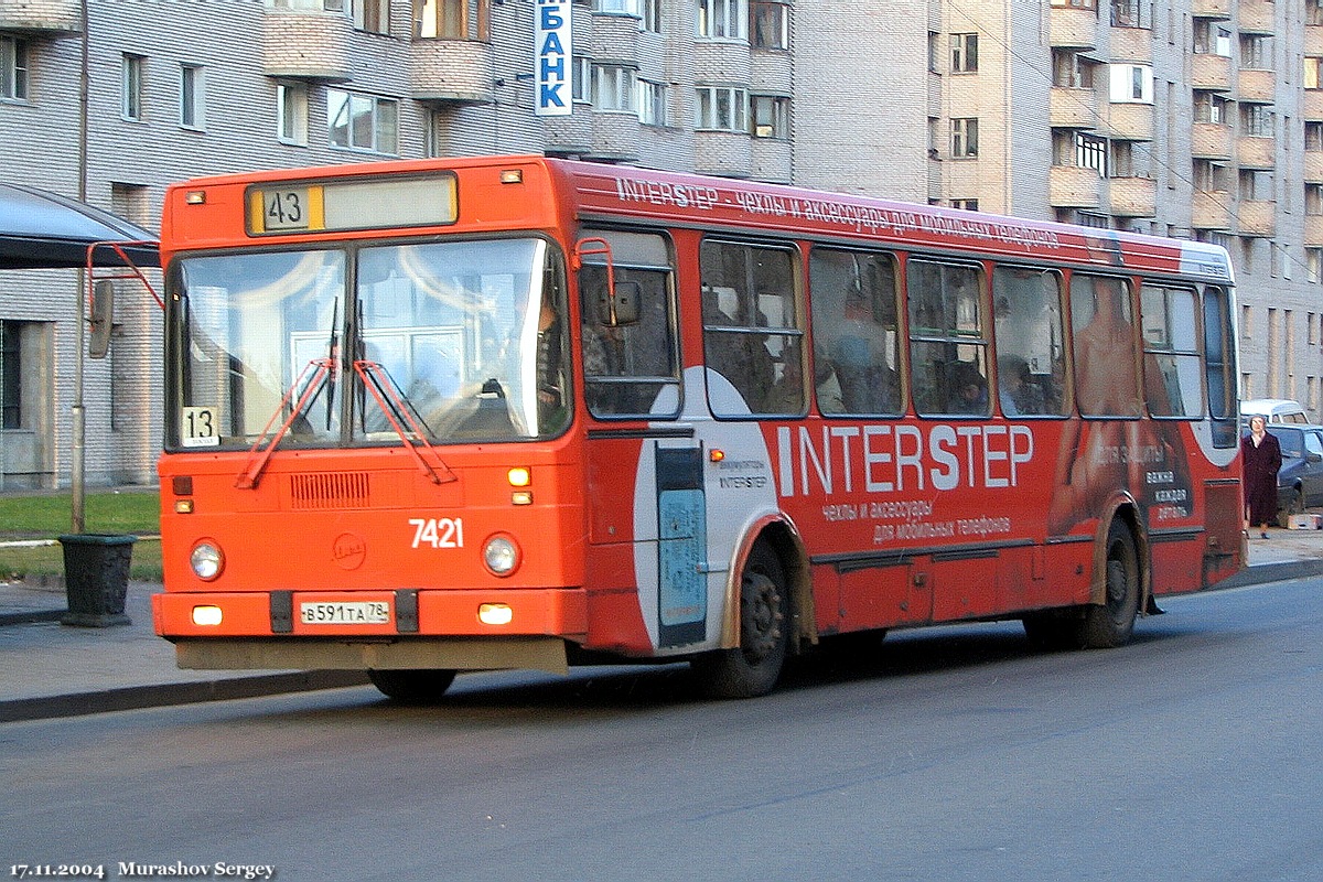 Санкт-Петербург, ЛиАЗ-5256.25 № 7421