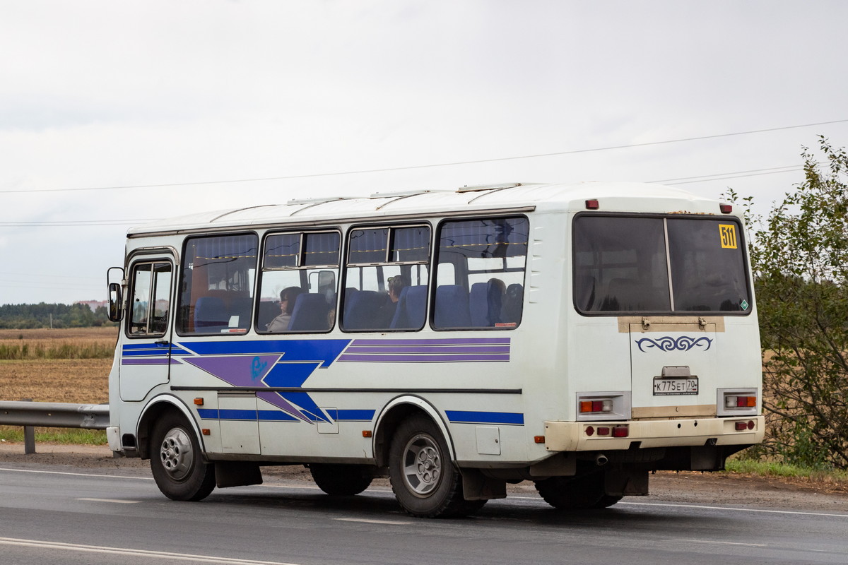 Томская область, ПАЗ-32051-110 № К 775 ЕТ 70