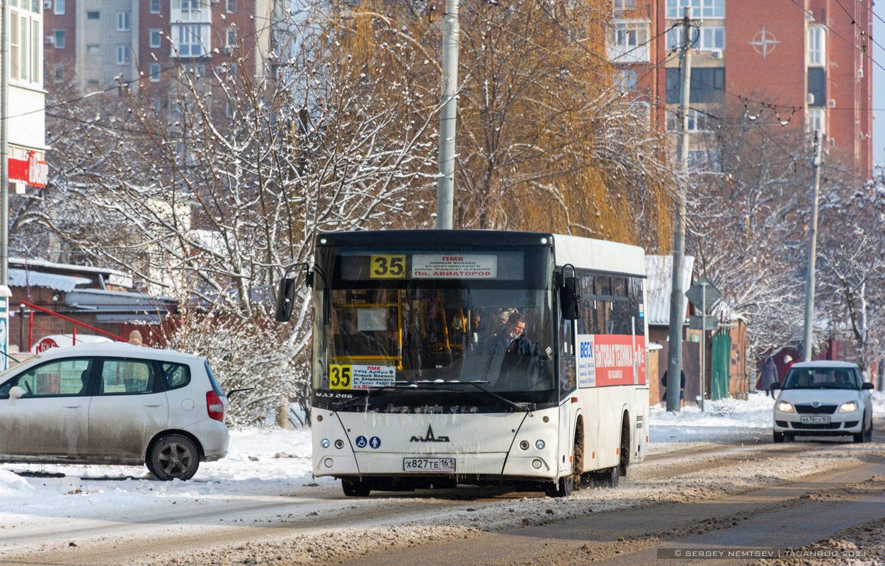 Ростовская область, МАЗ-206.063 № Х 827 ТЕ 161