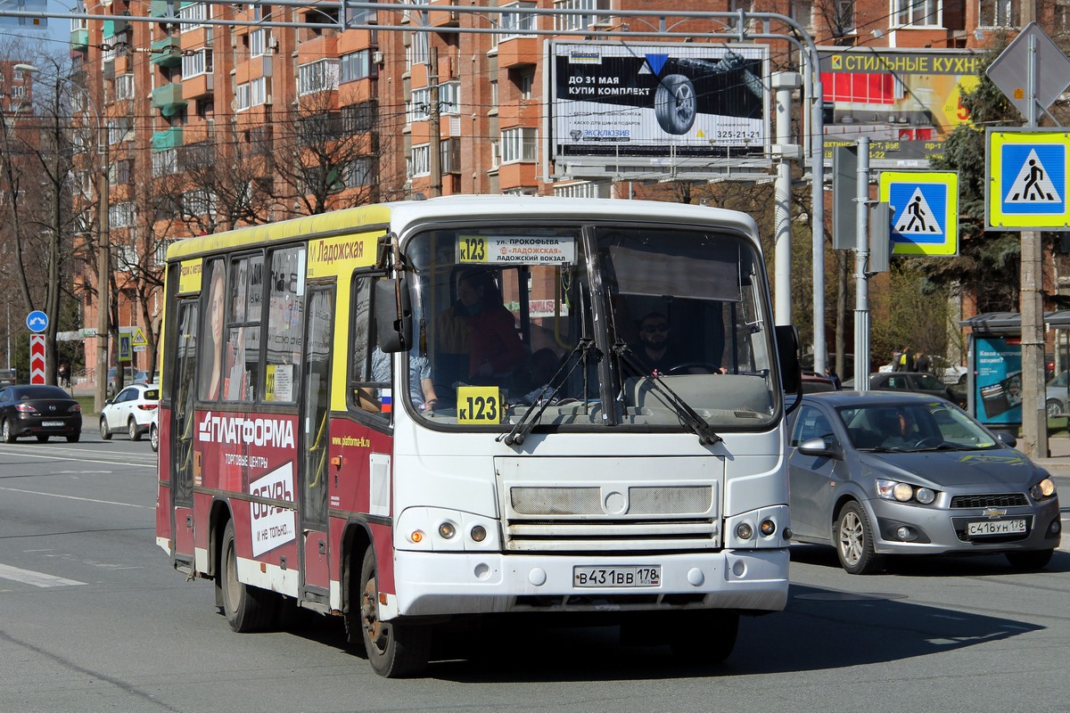 Санкт-Петербург, ПАЗ-320402-05 № 03097