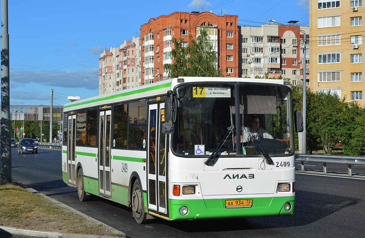 Тюменская область, ЛиАЗ-5293.54 № 2409