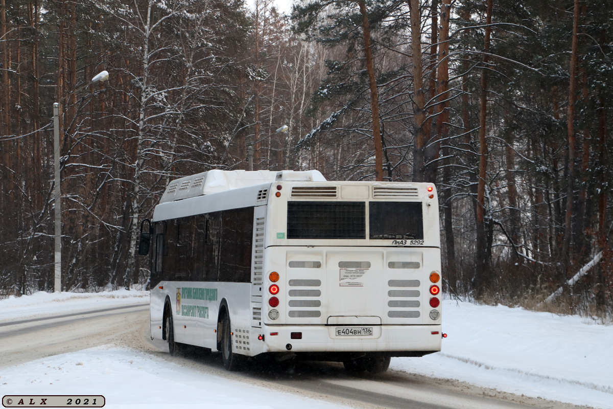 Воронежская область, ЛиАЗ-5292.67 (CNG) № Е 404 ВН 136