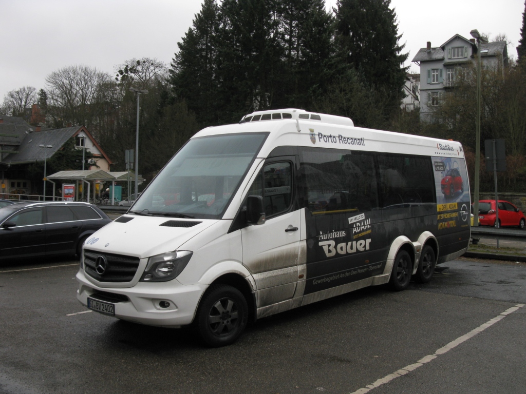 Гессен, Mercedes-Benz Sprinter City 77 № GI-BV 2402 — Фото — Автобусный  транспорт