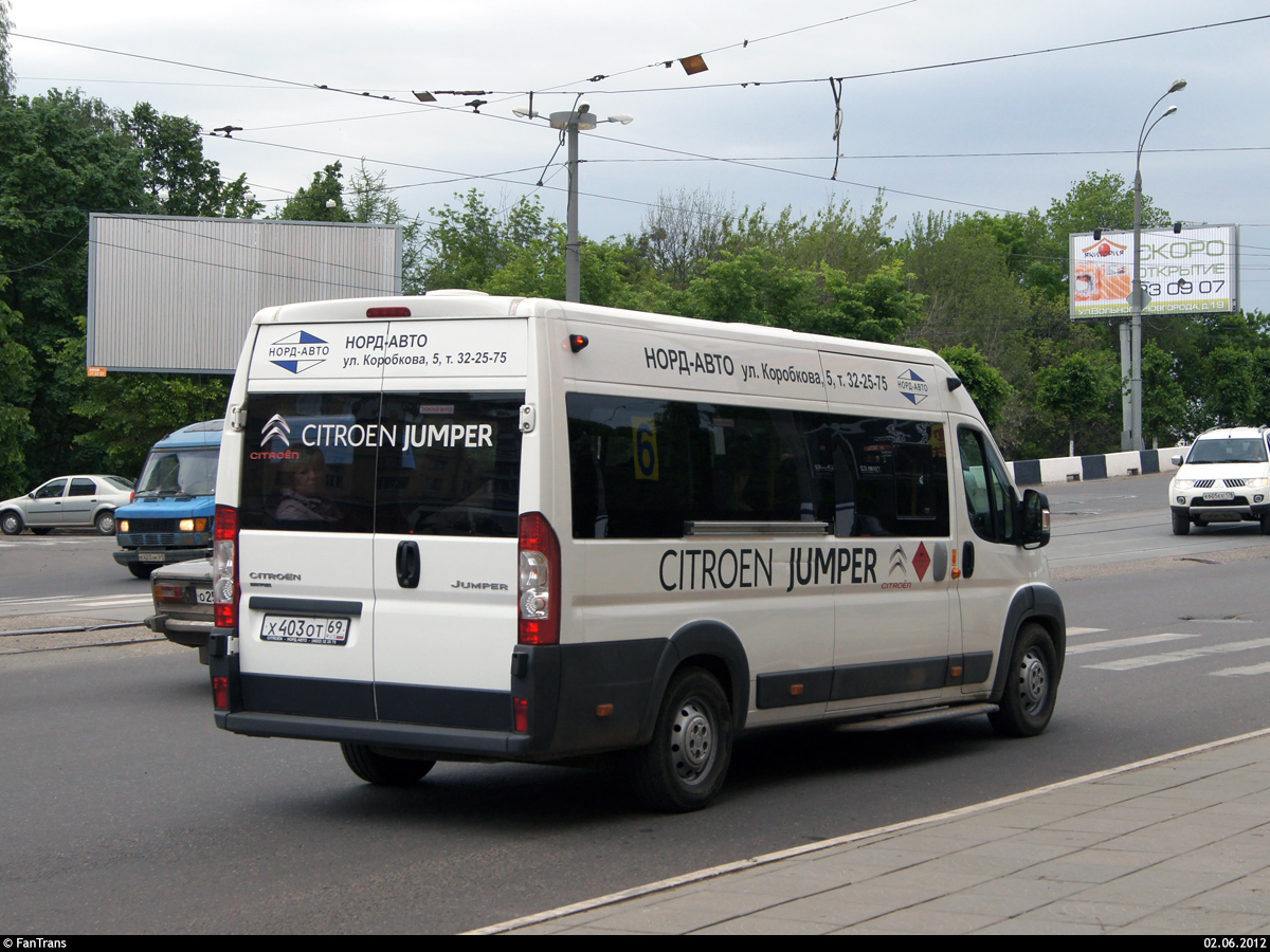 Тверская область, Нижегородец-2227W (Citroёn Jumper) № Х 403 ОТ 69 — Фото —  Автобусный транспорт