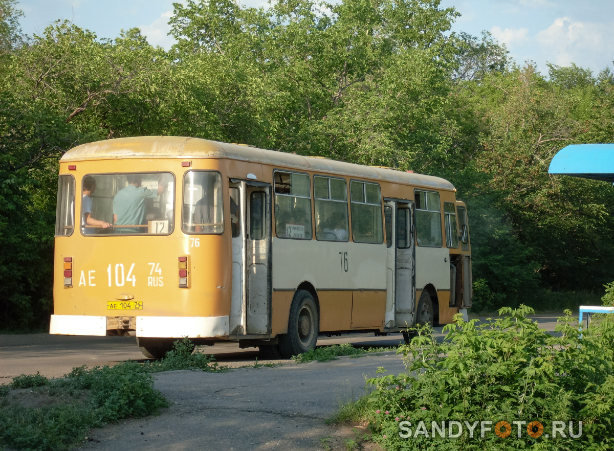 Chelyabinsk region, LiAZ-677M Nr. 76