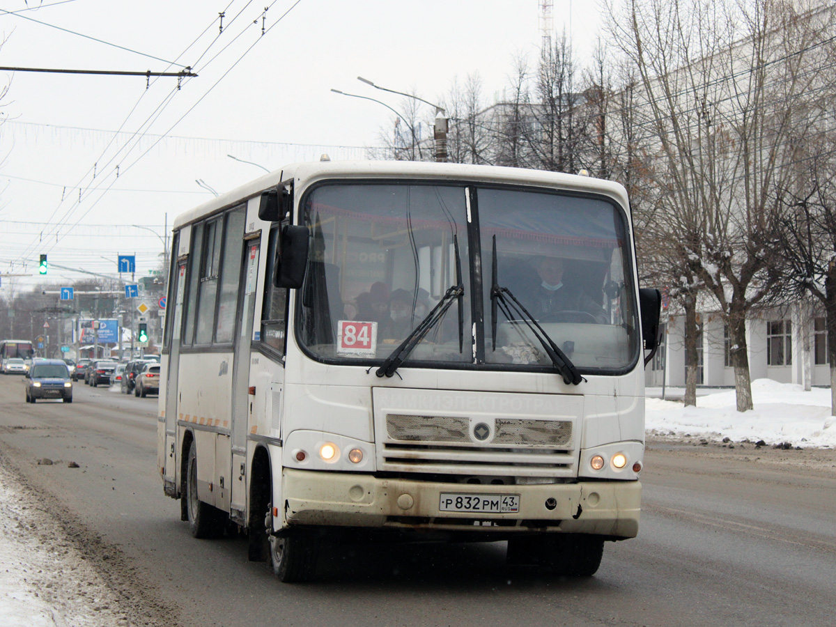 Kirov region, PAZ-320402-05 Nr. Р 832 РМ 43