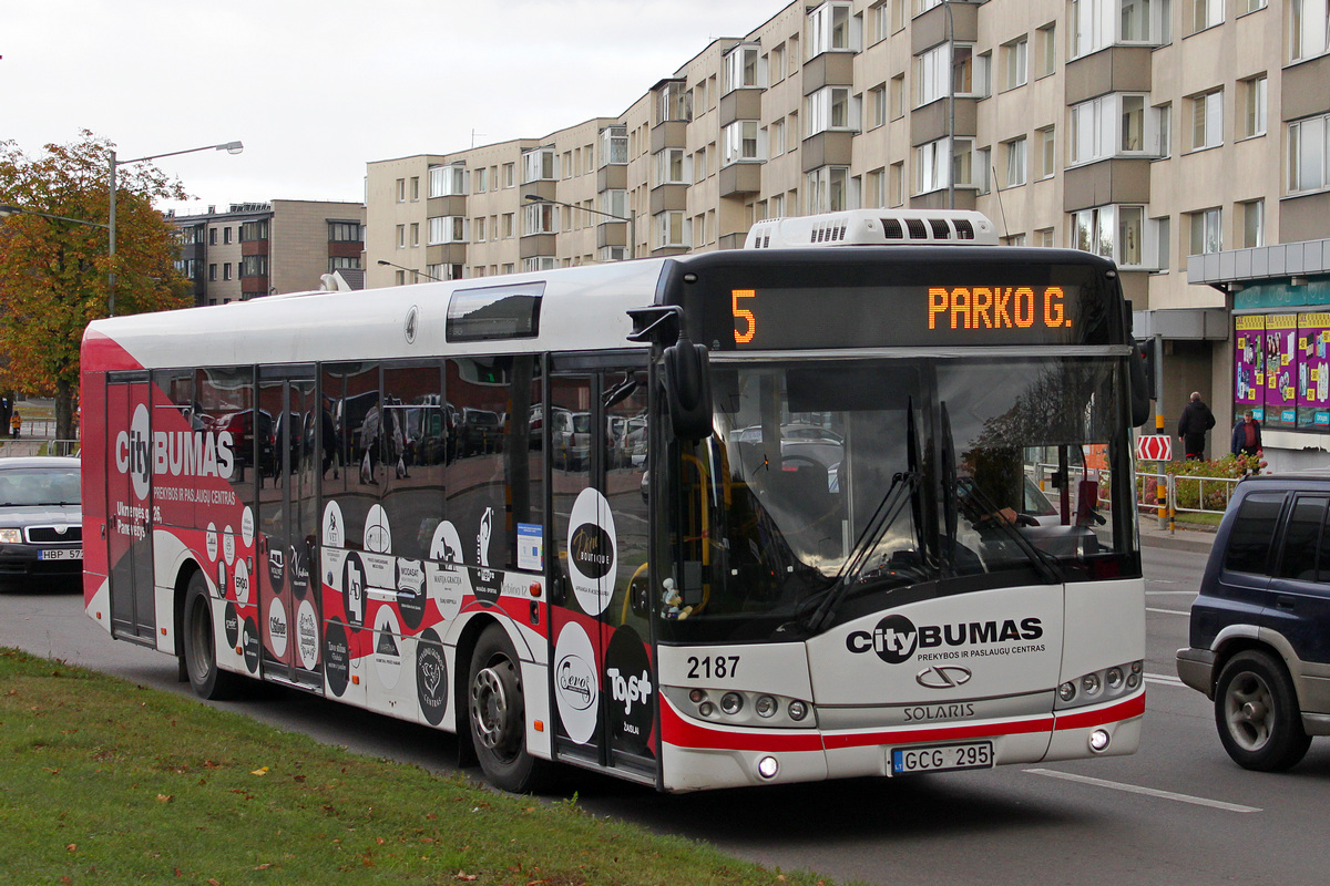 Литва, Solaris Urbino III 12 hybrid № 2187