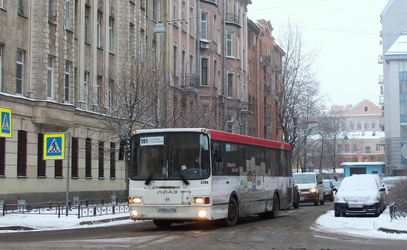 Санкт-Петербург, ЛиАЗ-5293.60 № 3784