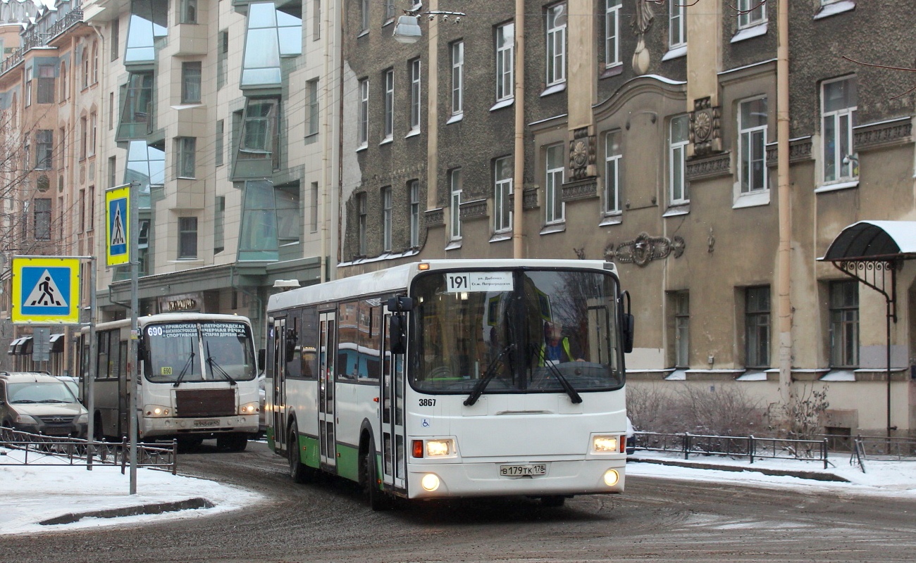 Санкт-Петербург, ЛиАЗ-5293.60 № 3867