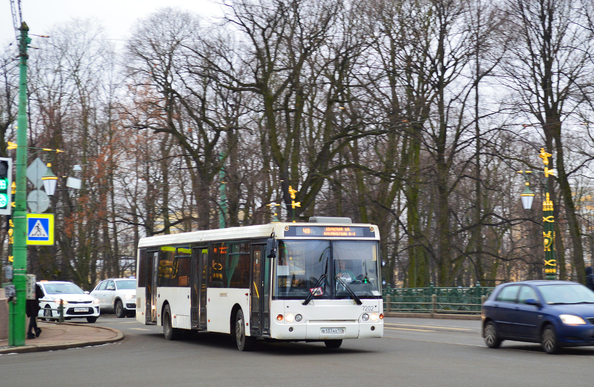 Санкт-Петербург, ЛиАЗ-5292.20 № 7202