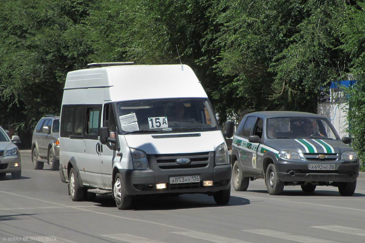 Волгоградская область, ГолАЗ-3030 (Ford Transit) № А 853 НУ 134