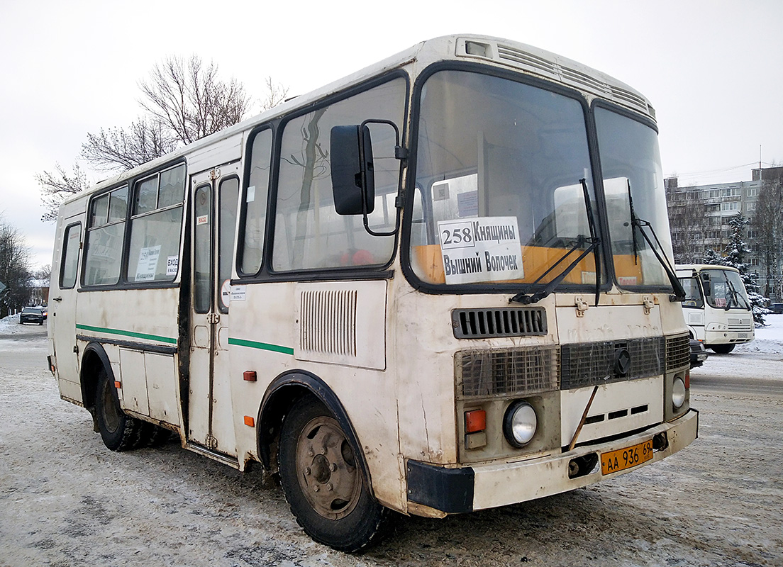 Тверская область, ПАЗ-32053 № АА 936 69