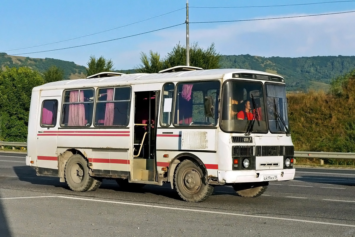 Карачаево-Черкесия, ПАЗ-3205-110 № А 419 КК 09 — Фото — Автобусный транспорт