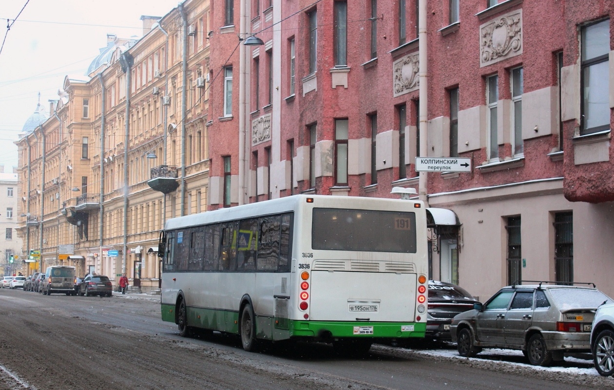 Санкт-Петербург, ЛиАЗ-5293.60 № 3636