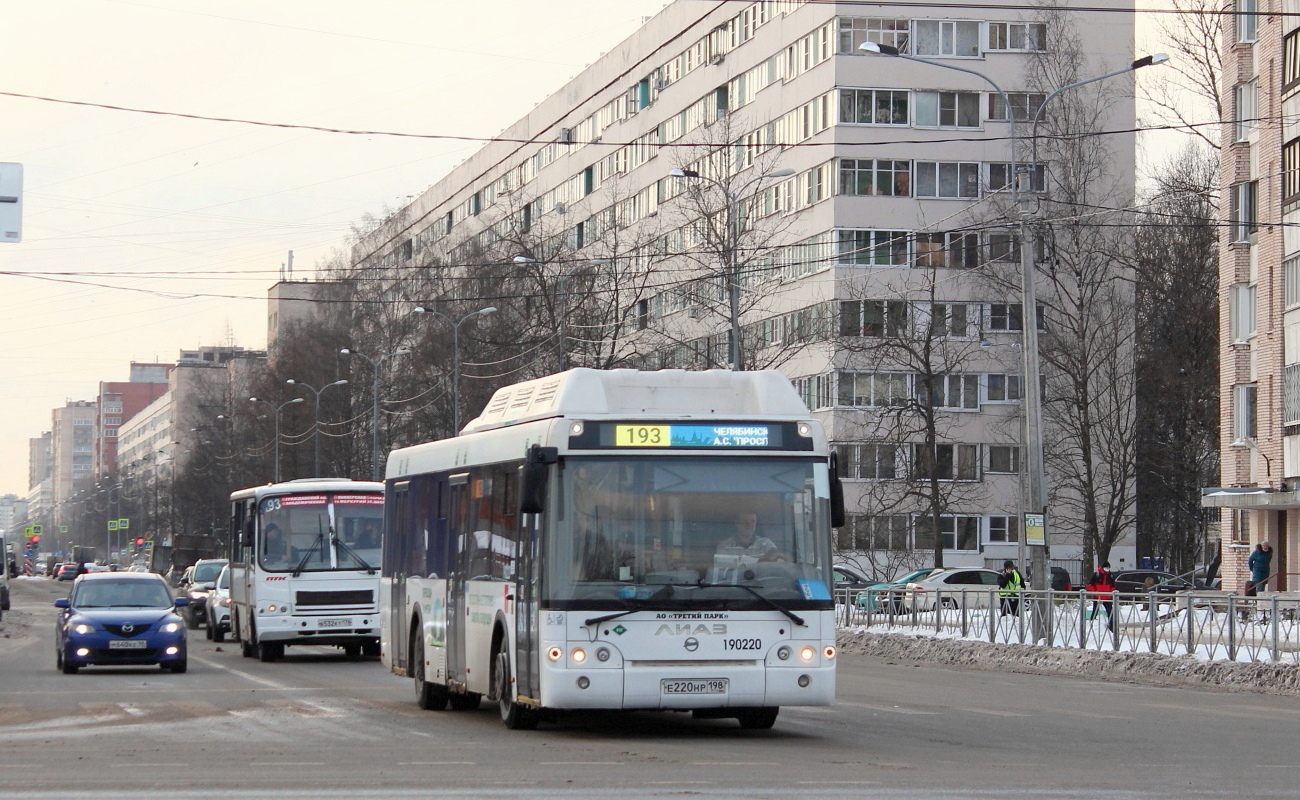 Санкт-Петербург, ЛиАЗ-5292.67 (CNG) № Е 220 НР 198 — Фото — Автобусный  транспорт