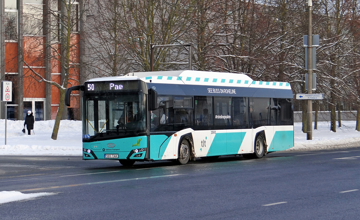 Эстония, Solaris Urbino IV 12 CNG № 3593