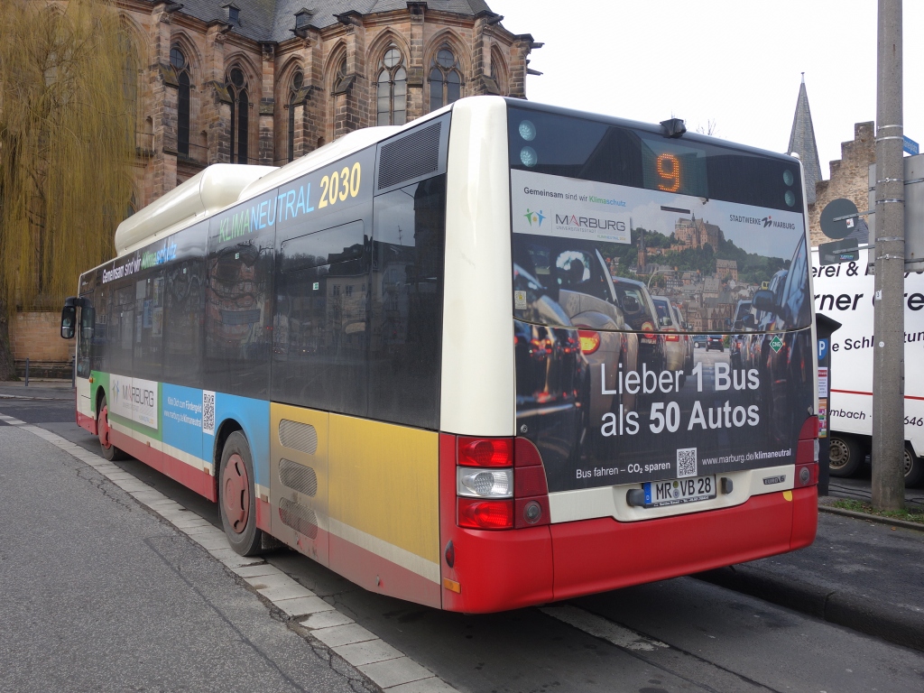 Hessen, MAN A21 Lion's City NL313 CNG sz.: 28